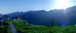 Archiv Foto Webcam Ebenalp: Panoramablick Bergstation 01:00