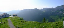Archiv Foto Webcam Ebenalp: Panoramablick Bergstation 07:00