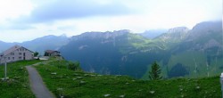 Archiv Foto Webcam Ebenalp: Panoramablick Bergstation 15:00