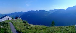 Archiv Foto Webcam Ebenalp: Panoramablick Bergstation 01:00