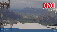 Archiv Foto Webcam Skigebiet Pizol: Bergstation Gaffia 09:00