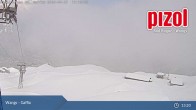 Archiv Foto Webcam Skigebiet Pizol: Bergstation Gaffia 12:00