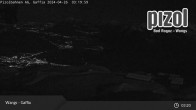 Archived image Webcam mountain station "Gaffia", ski resort Pizol 02:00