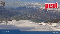 Archived image Webcam mountain station "Gaffia", ski resort Pizol 16:00