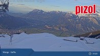 Archived image Webcam mountain station "Gaffia", ski resort Pizol 18:00