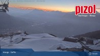Archived image Webcam mountain station "Gaffia", ski resort Pizol 04:00