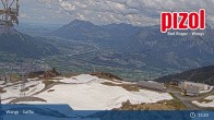 Archiv Foto Webcam Skigebiet Pizol: Bergstation Gaffia 14:00
