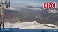 Archived image Webcam mountain station "Gaffia", ski resort Pizol 12:00