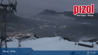 Archived image Webcam mountain station "Gaffia", ski resort Pizol 16:00