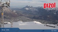 Archived image Webcam mountain station "Gaffia", ski resort Pizol 08:00