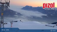 Archiv Foto Webcam Skigebiet Pizol: Bergstation Gaffia 07:00