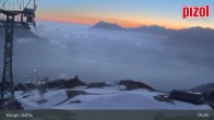 Archiv Foto Webcam Skigebiet Pizol: Bergstation Gaffia 05:00