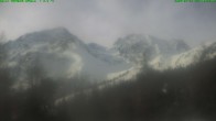 Archiv Foto Webcam Blick vom Kurhaus Arolla in der Gemeinde Evolène 09:00