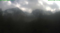 Archiv Foto Webcam Blick vom Kurhaus Arolla in der Gemeinde Evolène 17:00