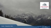 Archiv Foto Webcam 3 Zinnen Dolomiten: Sexten Bergstation Helm 10:00
