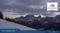 Archived image Webcam Sextner Dolomites Skiing Mountain Helm 02:00