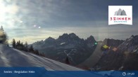 Archived image Webcam Sextner Dolomites Skiing Mountain Helm 08:00