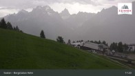 Archiv Foto Webcam 3 Zinnen Dolomiten: Sexten Bergstation Helm 16:00