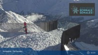 Archiv Foto Webcam Schnalstaler Gletscher: Bergstation Gletscherbahn 14:00