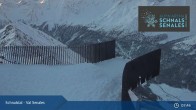 Archiv Foto Webcam Schnalstaler Gletscher: Bergstation Gletscherbahn 08:00