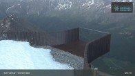 Archiv Foto Webcam Schnalstaler Gletscher: Bergstation Gletscherbahn 04:00