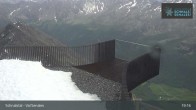 Archiv Foto Webcam Schnalstaler Gletscher: Bergstation Gletscherbahn 18:00