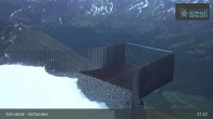 Archived image Webcam Schnalstal: Top Station Gletscherbahn 20:00