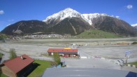 Archived image Webcam Schoeneben: Base station at lake Reschensee 15:00