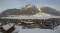 Archived image Webcam Schoeneben: Base station at lake Reschensee 15:00