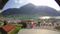 Archived image Webcam Schoeneben: Base station at lake Reschensee 07:00