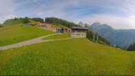Archiv Foto Webcam Ladurns: Bergstation Kabinenbahn 07:00