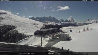 Archived image Webcam Fassatal - Moena - mountainstation of the gondola "Valbona le Cune" 09:00