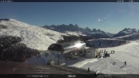 Archiv Foto Webcam Fassatal - Moena - Ankunft der Gondelbahn "Valbona le Cune" 11:00