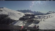 Archived image Webcam Fassatal - Moena - mountainstation of the gondola "Valbona le Cune" 09:00