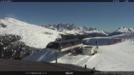 Archived image Webcam Fassatal - Moena - mountainstation of the gondola "Valbona le Cune" 13:00