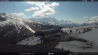 Archived image Webcam Fassatal - Moena - mountainstation of the gondola "Valbona le Cune" 09:00