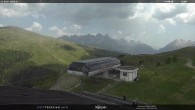 Archived image Webcam Fassatal - Moena - mountainstation of the gondola "Valbona le Cune" 08:00