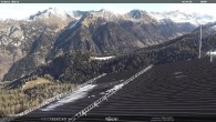 Archived image Webcam middle station Alpe di Lusia Moena 04:00