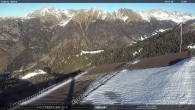 Archived image Webcam middle station Alpe di Lusia Moena 13:00