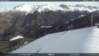 Archived image Webcam middle station Alpe di Lusia Moena 09:00