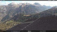 Archived image Webcam middle station Alpe di Lusia Moena 09:00