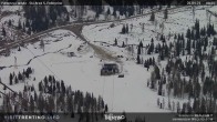 Archived image Webcam Fassatal - San Pelegrino - panorama view of the ski-piste and liftmachinery of the "San Pellegrino Pass" 01:00