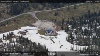 Archived image Webcam Fassatal - San Pelegrino - panorama view of the ski-piste and liftmachinery of the "San Pellegrino Pass" 13:00