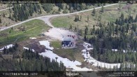 Archived image Webcam Fassatal - San Pelegrino - panorama view of the ski-piste and liftmachinery of the "San Pellegrino Pass" 11:00