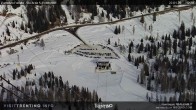 Archived image Webcam Fassatal - San Pelegrino - panorama view of the ski-piste and liftmachinery of the "San Pellegrino Pass" 12:00