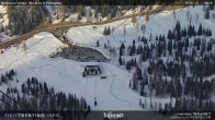 Archived image Webcam Fassatal - San Pelegrino - panorama view of the ski-piste and liftmachinery of the "San Pellegrino Pass" 15:00