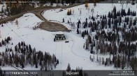 Archived image Webcam Fassatal - San Pelegrino - panorama view of the ski-piste and liftmachinery of the "San Pellegrino Pass" 17:00