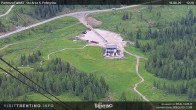 Archived image Webcam Fassatal - San Pelegrino - panorama view of the ski-piste and liftmachinery of the "San Pellegrino Pass" 11:00