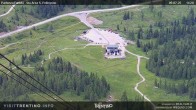 Archived image Webcam Fassatal - San Pelegrino - panorama view of the ski-piste and liftmachinery of the "San Pellegrino Pass" 13:00