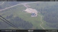 Archived image Webcam Fassatal - San Pelegrino - panorama view of the ski-piste and liftmachinery of the "San Pellegrino Pass" 05:00